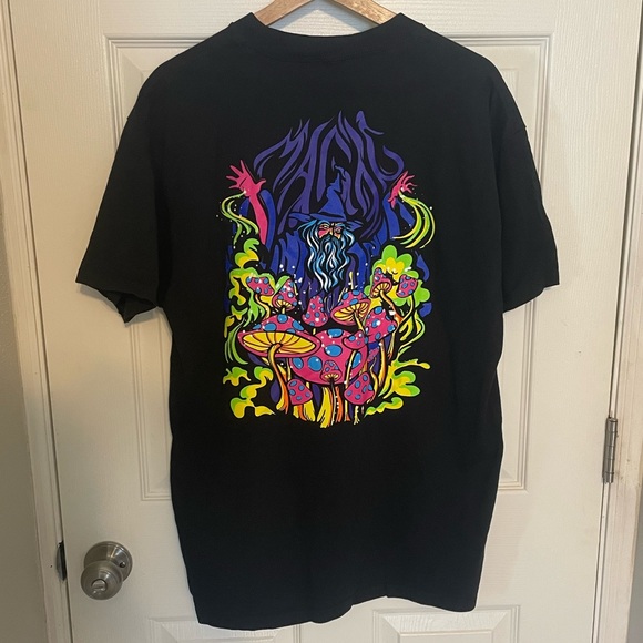 A-Lab Other - A-Lab Magic Mushrooms Mens Short Sleeve Tee (Black)